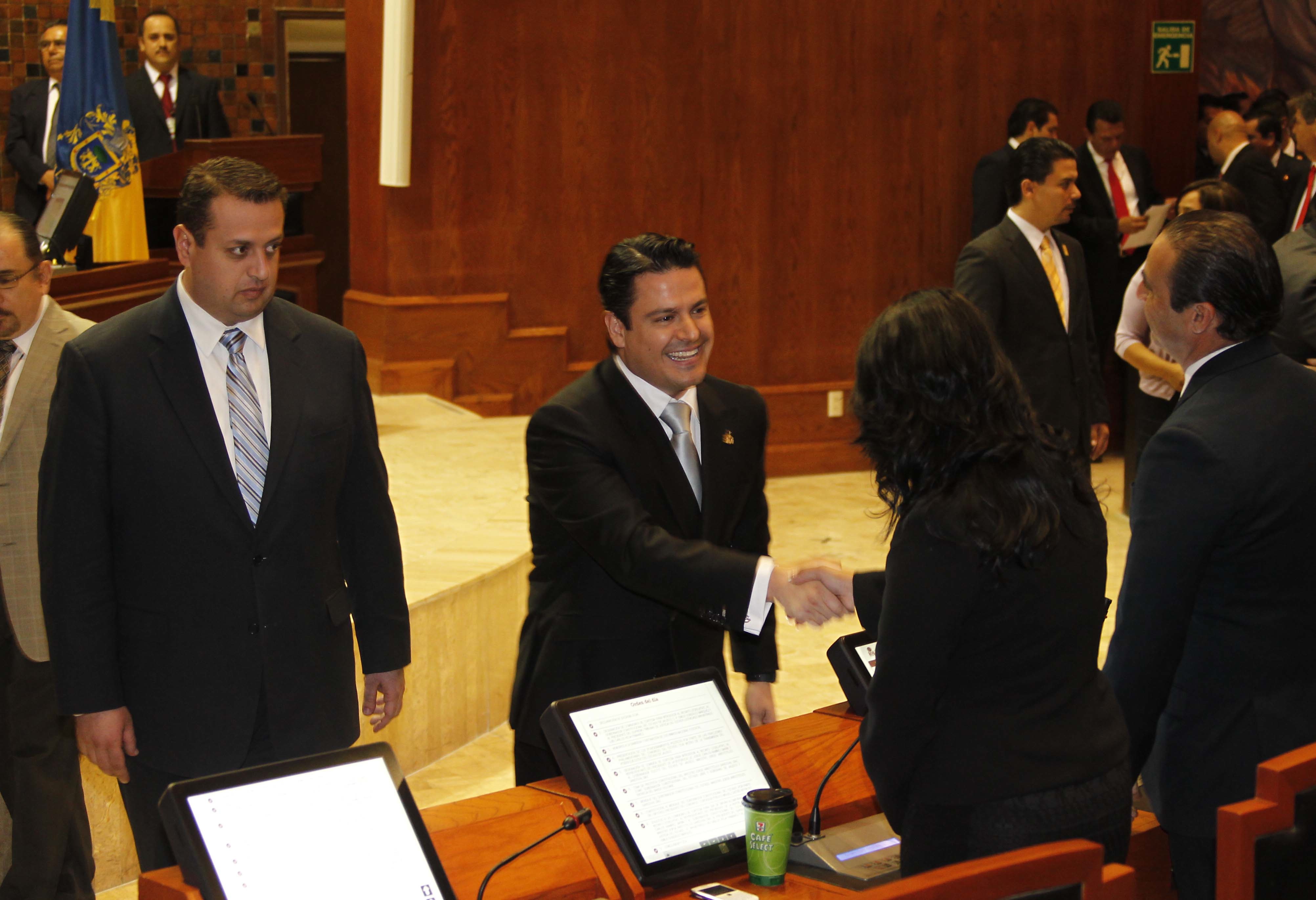 Jorge Aristóteles Sandoval Díaz, al asumir como gobernador de Jalisco